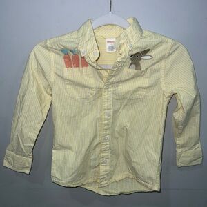 OshKosh B'gosh Yellow Kids Shirt with Bunny and Popsicle Design